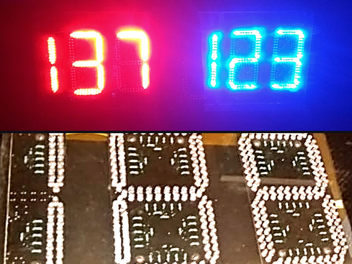 Marcador Electrónico — sistema de visualización LED a la medida